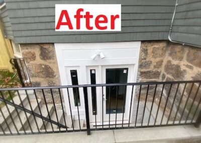 Entry way addition in Brookline Massachusetts
