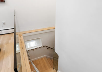 Staircase remodel in Brookline massachusetts